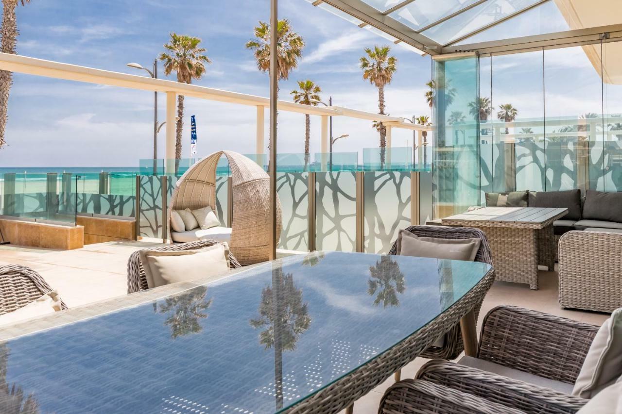 Luxury Beach Front Apartment With Pool Valence Extérieur photo