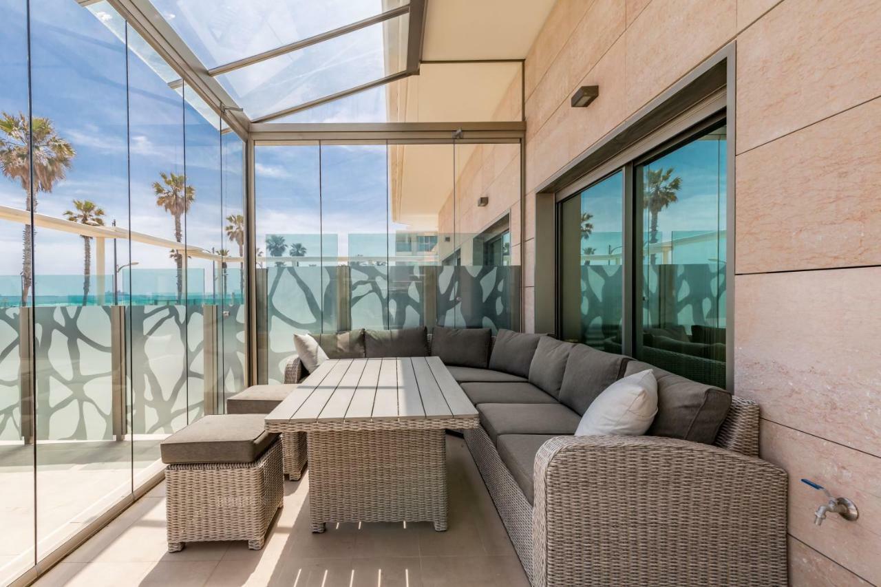 Luxury Beach Front Apartment With Pool Valence Extérieur photo